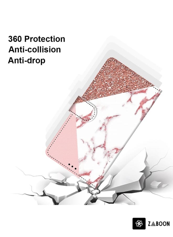 Generic Protective Case Cover For Nokia C01 Plus Coloured Drawing Cross Texture Horizontal Flip PU Phone Leather Case with Holder & Card Slots & Wallet & Lanyard  - Image 4
