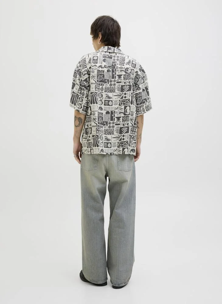 جاك اند جونز Jjwayne Wayne Printed Regular Fit Shirt