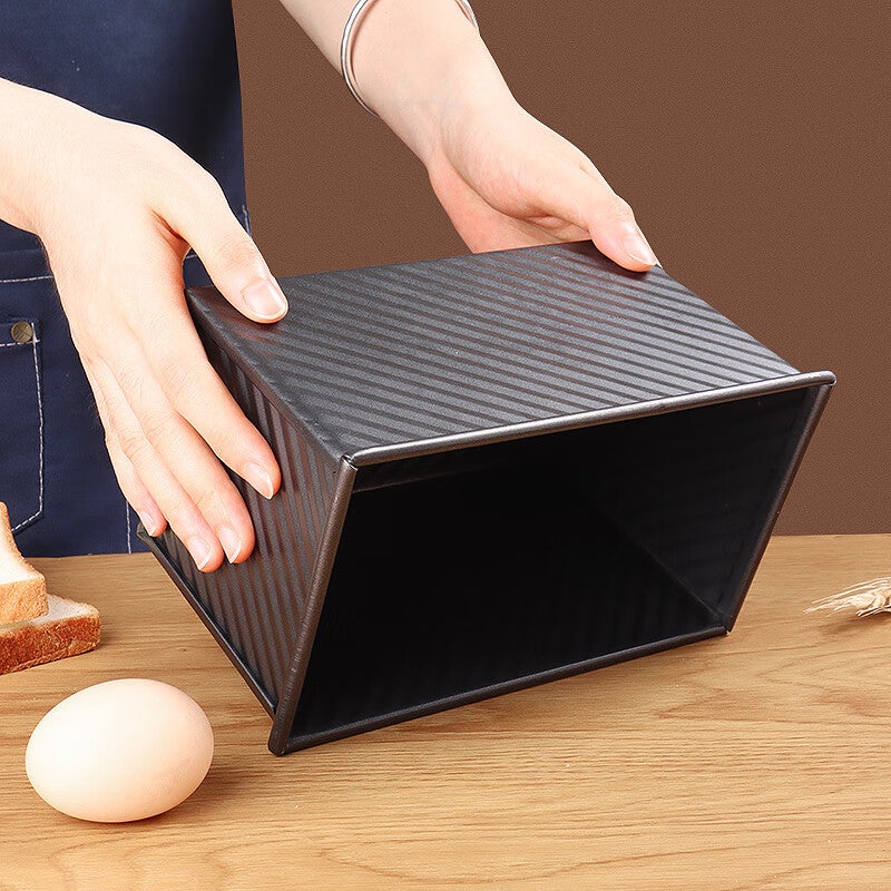 BJ Toast Mold Non-Stick Bread Box 450g with Lid Low Sugar Bread Mold Toast Box Oven Cake Baking Mold - Image 3