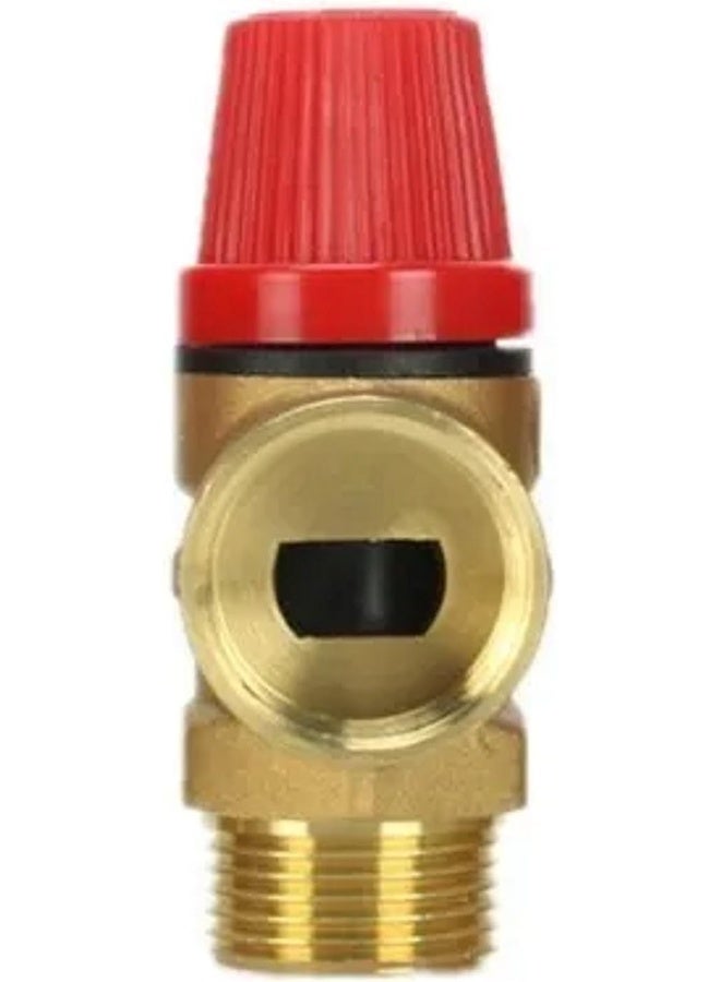 Biella Brass Safety Drain Relief Valve 3/4" For Water Heater (10 Bar) - Image 3