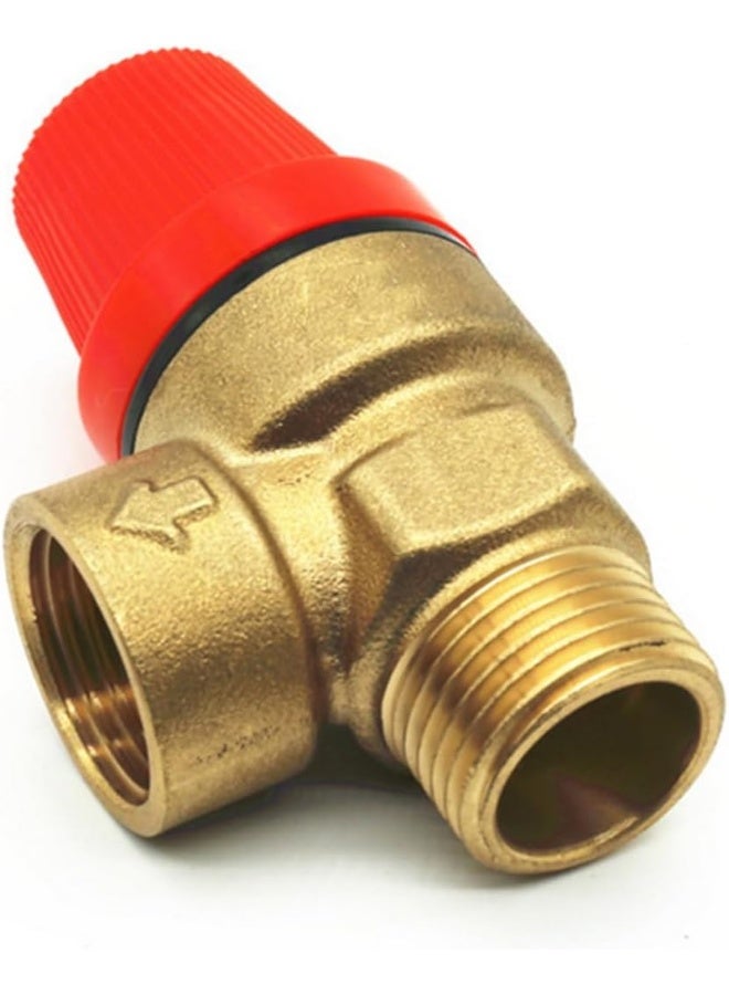 Biella Brass Safety Drain Relief Valve 3/4" For Water Heater (10 Bar) - Image 2