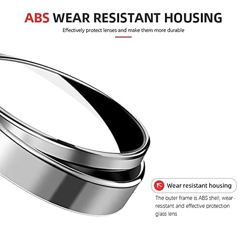DLEST 360° Rotatable Field Of View, Convex Wide-Angle Car Blind Spot Mirror HD Outer Crystal Glass Waterproof Durable Traffic Safety, Suitable For All Types Of Cars & Truck - Image 4