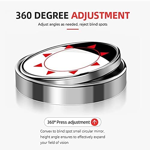 DLEST 360° Rotatable Field Of View, Convex Wide-Angle Car Blind Spot Mirror HD Outer Crystal Glass Waterproof Durable Traffic Safety, Suitable For All Types Of Cars & Truck - Image 5
