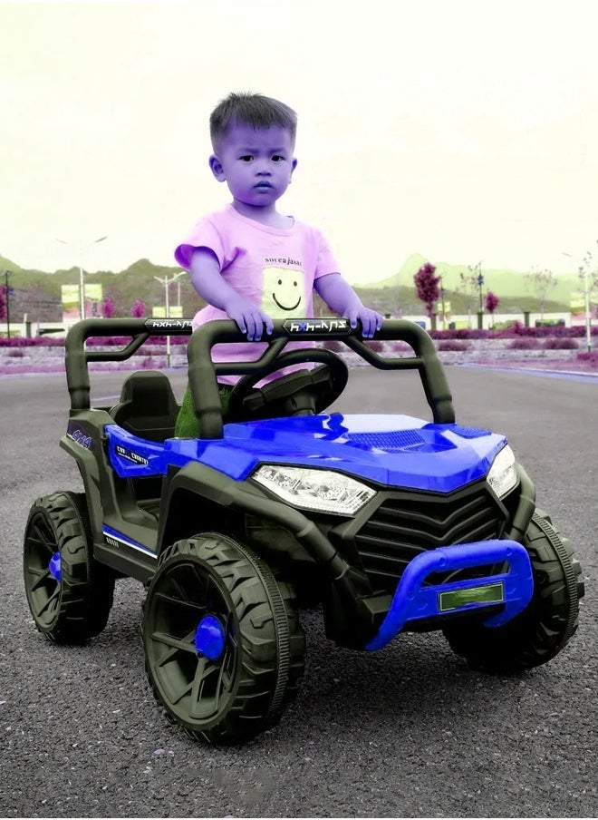 An electric ride-on toy for children in the shape of a Mercedes car, equipped with a built-in rechargeable battery and sound and light effects