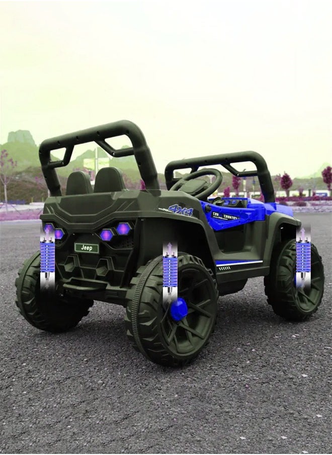 An electric ride-on toy for children in the shape of a Mercedes car, equipped with a built-in rechargeable battery and sound and light effects