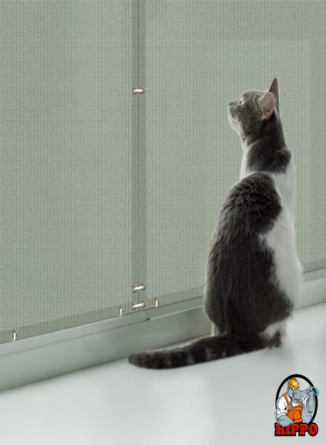 Hippo Baby Safety Net for Balcony & Staircase Railing Guard, Kids Stairway Safety Net Protector, Moo - Image 4