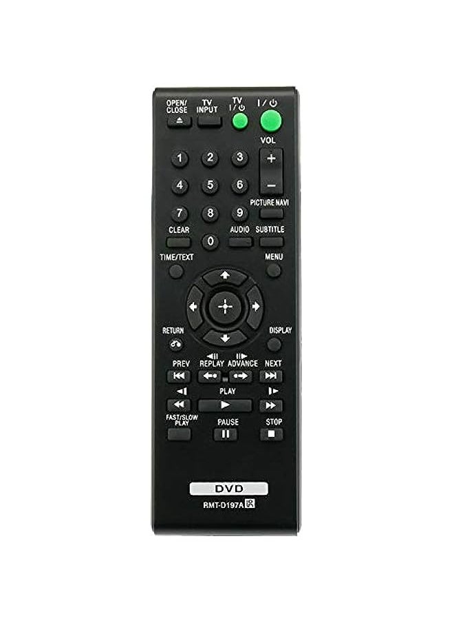 New RMT-D197A RMTD197A Remote Control fit for Sony CD DVD Player DVP-SR760HP DVP-SR750HP DVP-SR320 DVP-SR120 DVP-SR200P DVP-SR370 DVPSR760HP DVPSR750HP DVPSR320 DVPSR120 DVPSR200P DVPSR370