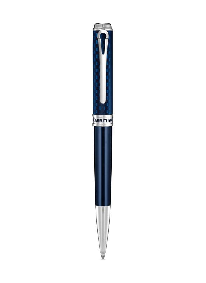CERRUTI 1881 - Angelo Pen Half Textured & Carbon Fiber Finish Durable & Modern Elegance - Image 1
