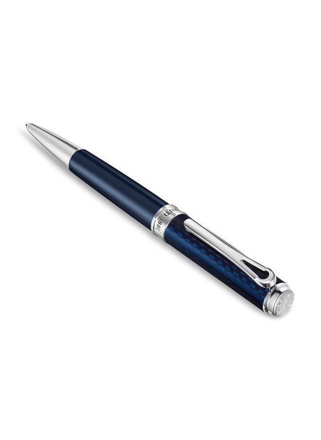 CERRUTI 1881 - Angelo Pen Half Textured & Carbon Fiber Finish Durable & Modern Elegance - Image 1