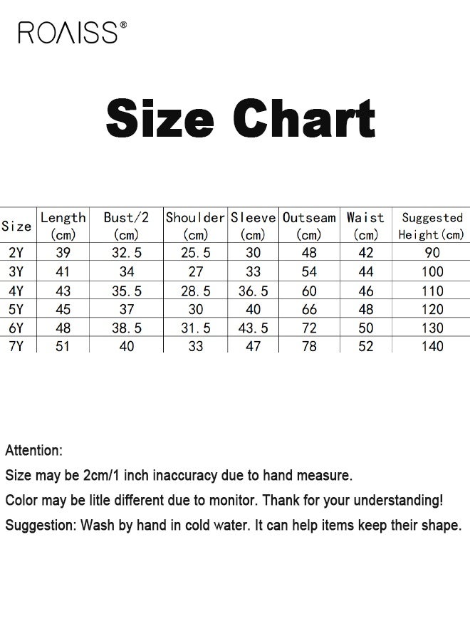 roaiss 2PCS Boys Fall Spring Outfits with Dinosaur Pattern, Stylish Sweatshirt and Pants Set for Toddlers, Casual Sweatsuit with Long Sleeve Pullover and Elastic Waist Cuffed Pants, Suitable for Daily Wear or Any Occasion - Image 4