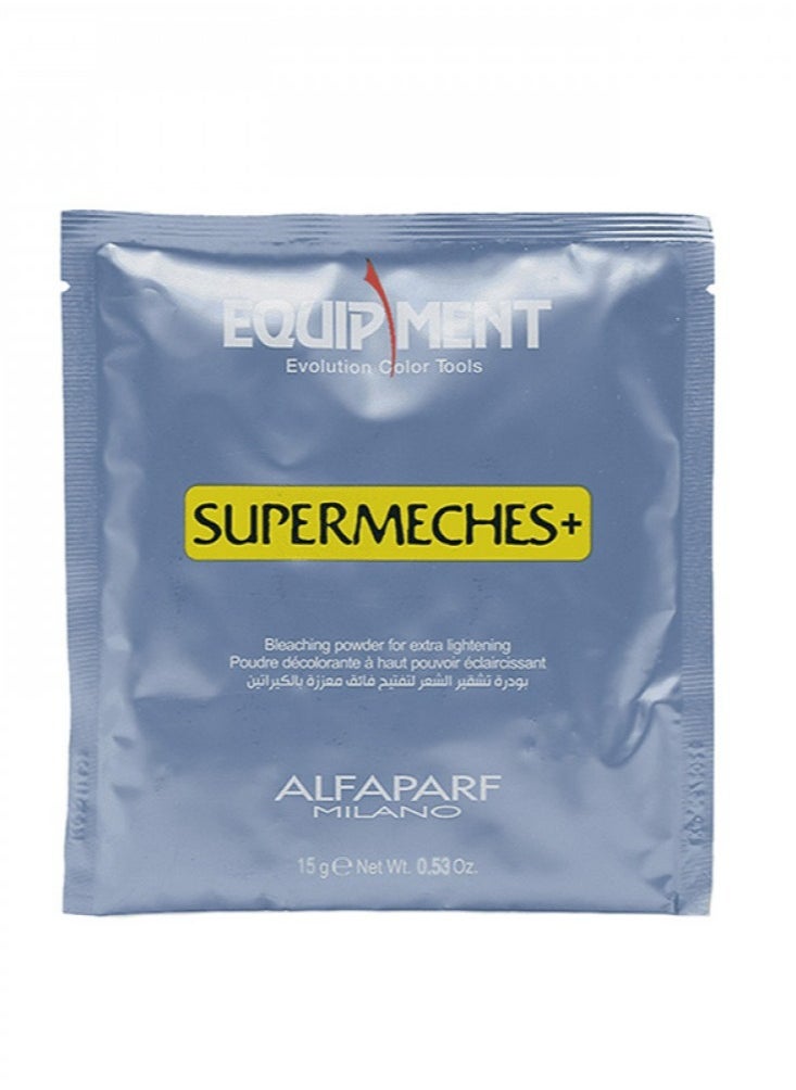 ALFAPARF MILANO - Equipment Supermeches And Powder Bleach Clear 15g And Revolution Jc Hair Colour True Blue 90ml - Image 1