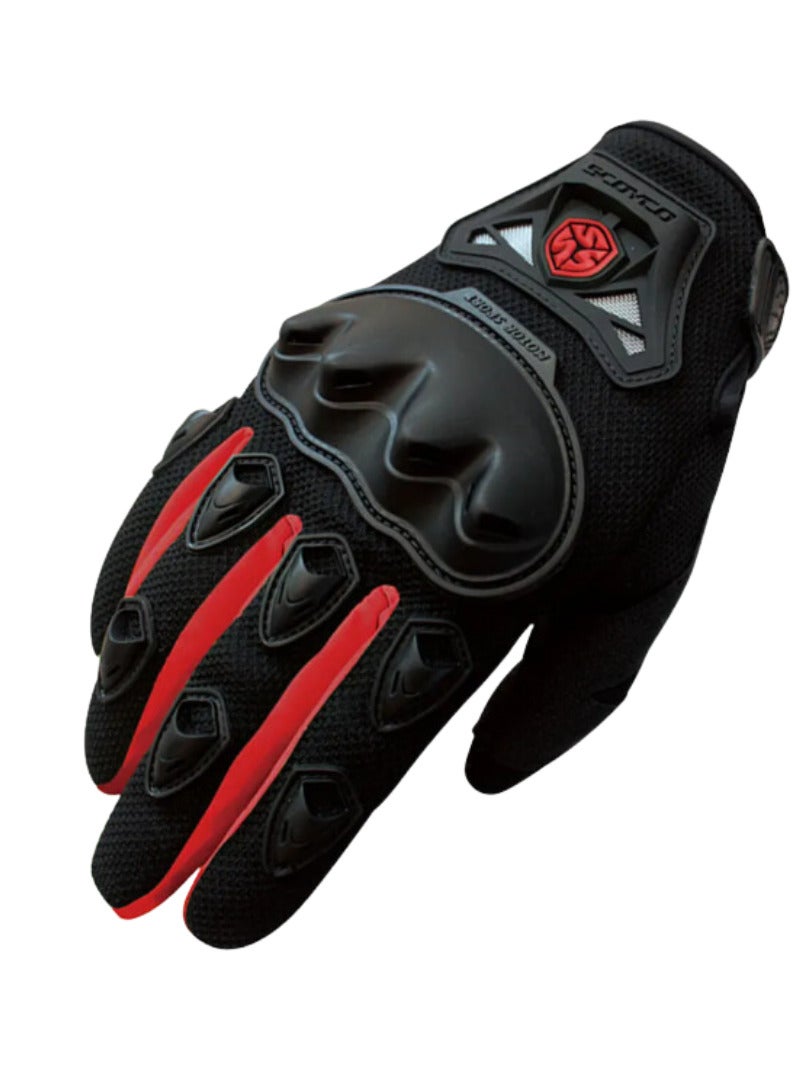 سكويكو قفاز حماية كامل للدراجة النارية مقاس لارج