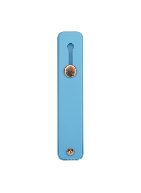Silicone Mobile Phone Ring Bracket Solid Color Push-pull Mobile Phone Back Sticker Silicone Push-pull Live Lazy Stand-Color:Blue-Style:K167 Bare Metal