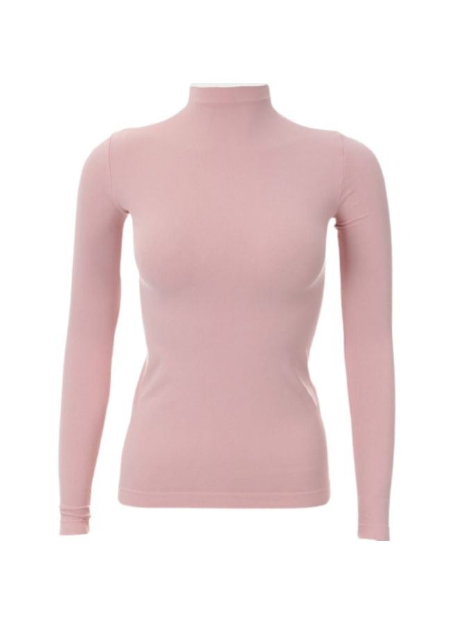 Carina Lycra T-shirt with collar and long sleeves 