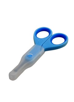 Chicco Chicco Nail Scissors for Baby and Kids, Stainless Steel Baby Scissors with Curved Blades and Rounded Tips, Protective Case, Non-Slip Rubber Handle - Baby Accessories for Newborns from 0 Months  - Image 2