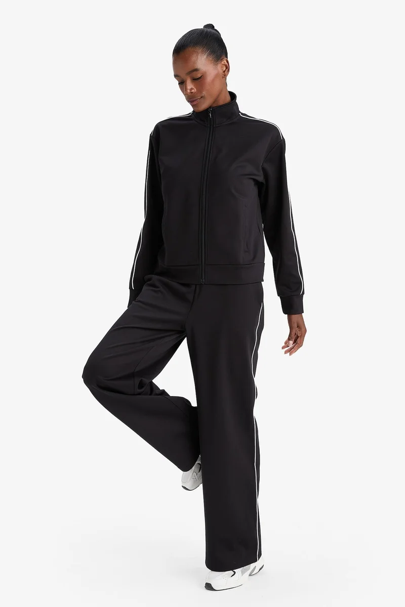 Defacto  DeFactoFit with Pockets Wide Leg Regular Length Sweatpants for Women | Best Price UAE