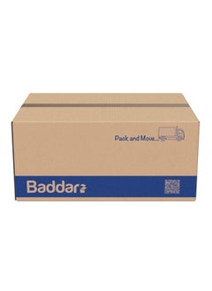 Baddar 3 Pcs, Pack & Move Premium Cardboard Carton Box For Transport (60 cm × 40 cm × 40 cm)  - Image 1