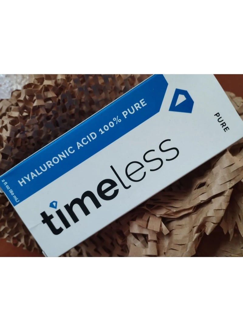 Timeless Hyaluronic Acid 100% Pure Serum - for All Skin Types 60ml - Image 1