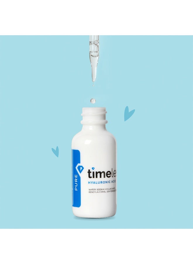 Timeless Hyaluronic Acid 100% Pure Serum - for All Skin Types 60ml - Image 3