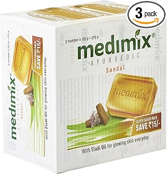 Medimix Medimix Ayurvedic Sandal Soap 3x125g - Image 1