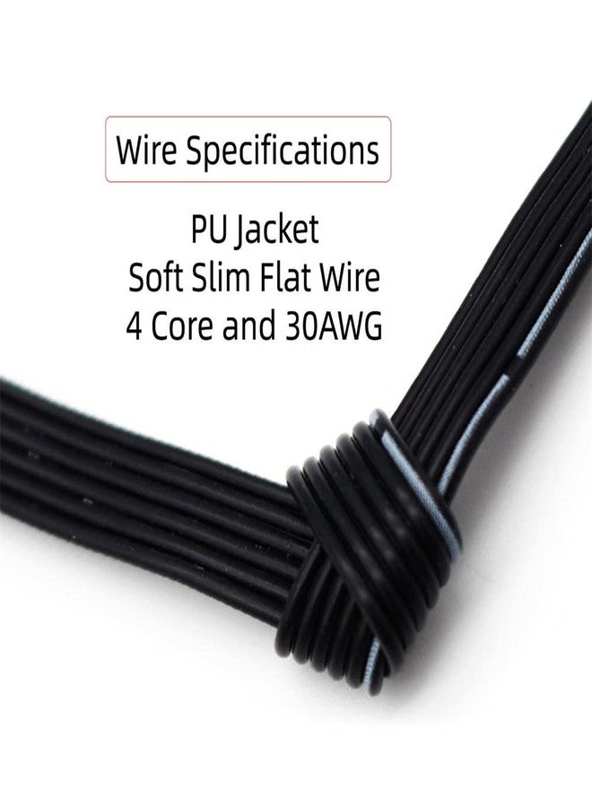 NFHK 13cm USB 2.0 Type-A Male to USB-C Type-C Male Male Data Flat Slim FPC Cable for FPV & Disk & Phone - Image 5