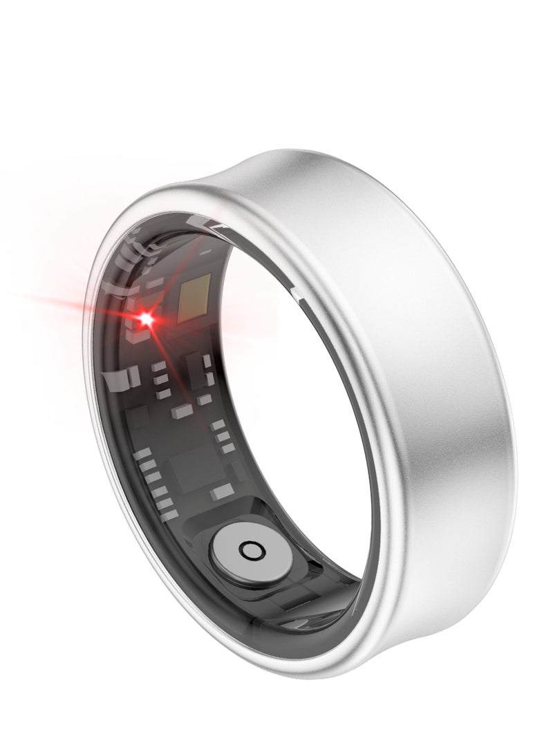 general Smart Ring SR05 for Heart Rate BlodOxygen Sleep Monitoring all Weather Motion Calculation 24-hour Health Monitoring Protect Your Health Sub-Silver No.19 - Image 2