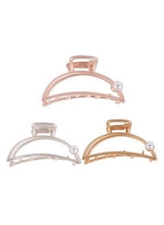 MISSY Metallic Jawclips With Faux Pearl Multicolor 25 G  - Image 1