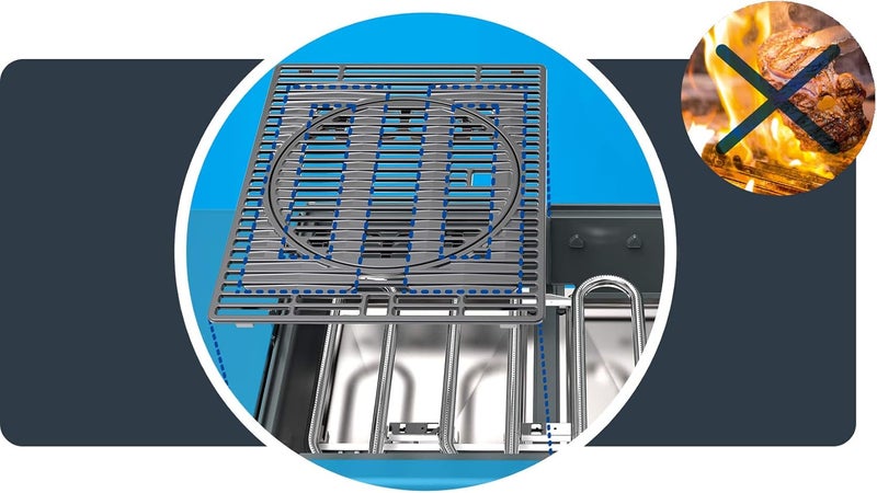 Campingaz 4 Series Premium S Gas BBQ Grill with Stainless Steel Burners - Image 3