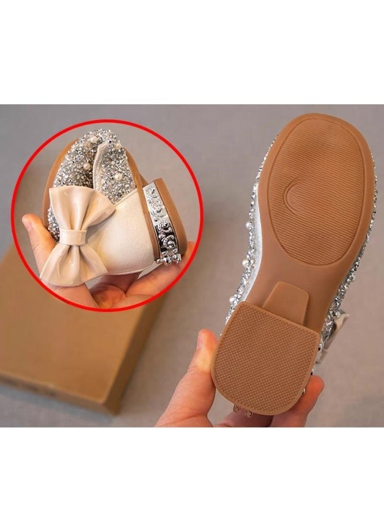 Girl Princess with Western Style Belt and Dance Single Leather Shoes - Image 4