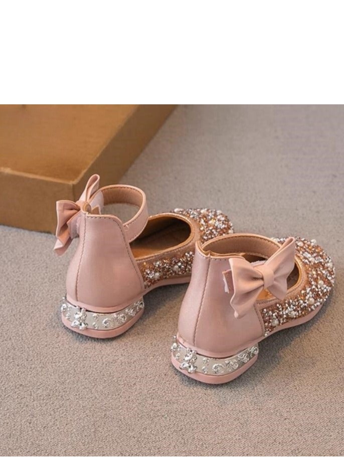Girl Princess with Western Style Belt and Dance Single Leather Shoes - Image 2