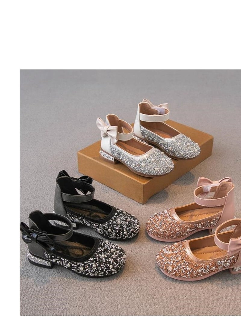 Girl Princess with Western Style Belt and Dance Single Leather Shoes - Image 5
