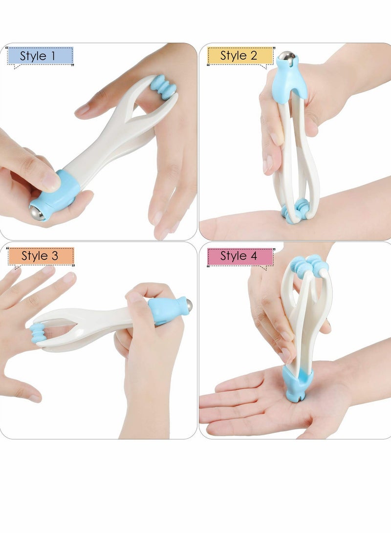 Loquat Finger Wrist and Hand Massager Massage Roller Tools Handheld Blood Circulation for Man Woman (3 Pieces) - Image 5