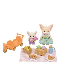Sylvanian Families Sylvanian Families Sunny Picnic Set - Fennec Fox Sister And Baby  - Image 1