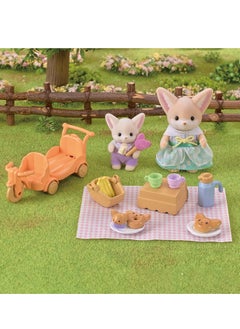 Sylvanian Families Sylvanian Families Sunny Picnic Set - Fennec Fox Sister And Baby  - Image 2