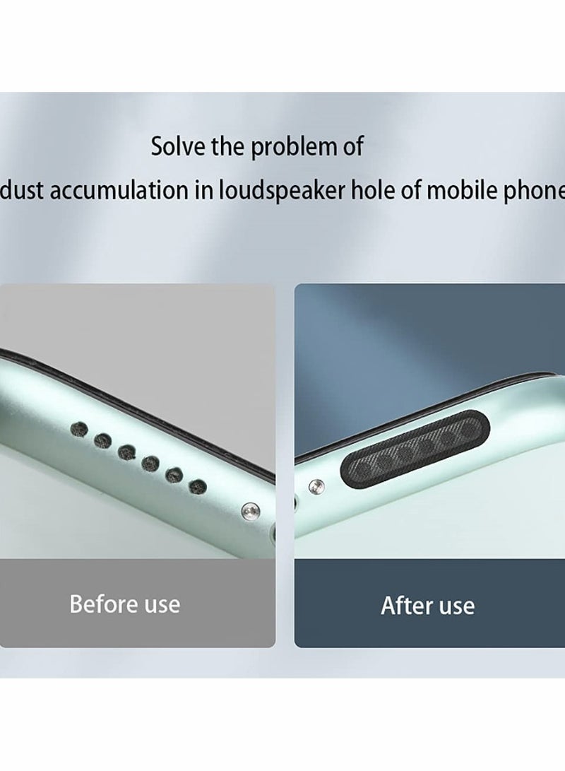 مكبر صوت مكافأة مضاد للغبار لاصق ، مكبر صوت مقابس غبار الغبار ، حماية شبكة البوق المقاومة للهاتف لـ iPhone 13/21/20 - Image 2