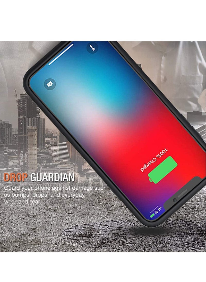 ELTRAZONE - Battery Case for iPhone Xs Max, Enhanced 4000mAh Protective Portable Charging Case Rechargeable Extended Battery Pack Compatible with iPhone Xs Max (6.5 inch) Charger Case (Black) - Image 1