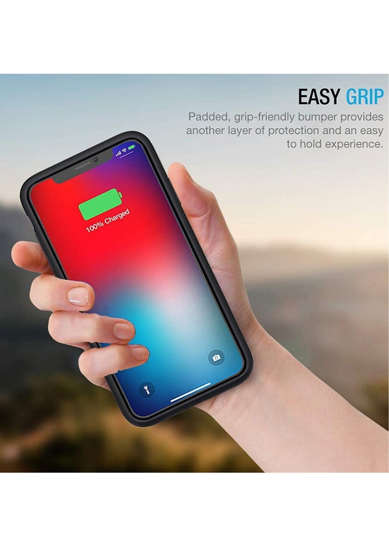 ELTRAZONE - Battery Case for iPhone Xs Max, Enhanced 4000mAh Protective Portable Charging Case Rechargeable Extended Battery Pack Compatible with iPhone Xs Max (6.5 inch) Charger Case (Black) - Image 1