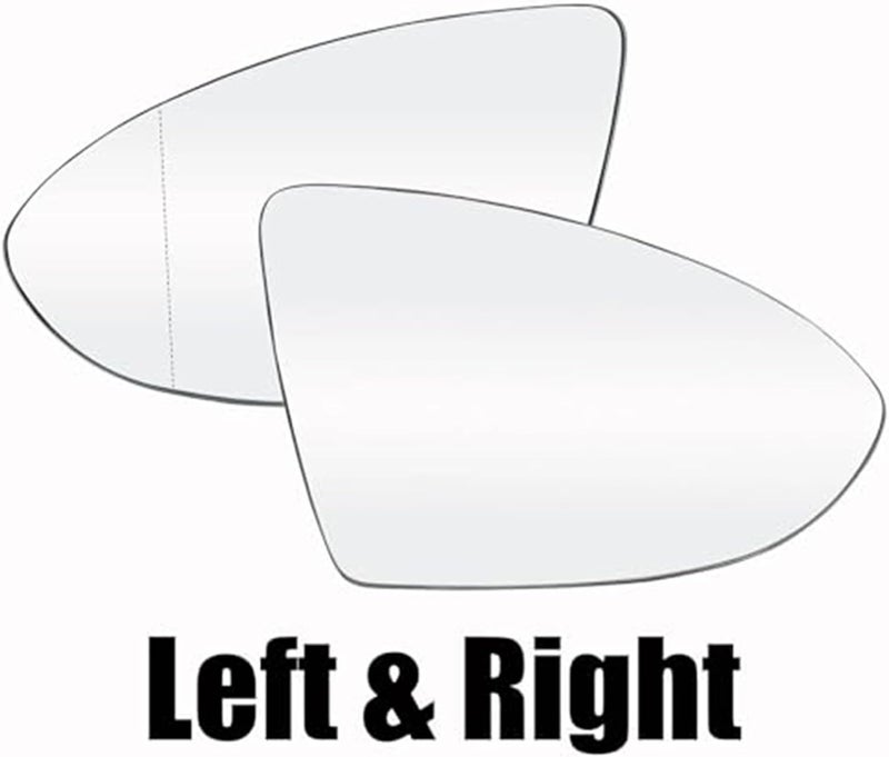 demulax Heated Wide Angle Rear View Mirror Glass for VW Golf Mk7 - Image 5