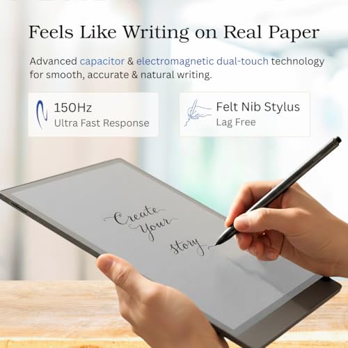 HUION Kamvas Ink 10.3 Inch Paper Android Tablet with E-Ink Display | 4GB RAM & 64GB Storage | 4096 Pressure Levels Stylus | WiFi, USB-C & 6000mAh Battery | Digital Writing & Drawing Tablet | (EB1011) - Image 5