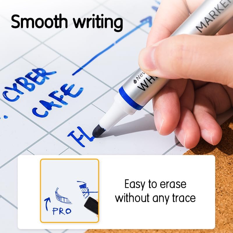 Deli Think Whiteboard Markers Set - 4 Assorted Colors - Image 5