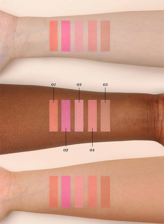 Flower Knows بلوش مخملي مزخرف من فلاور نوز حكايات منتصف الصيف، لمسة مات بلون التوب، بلوش بودرة قابل للبناء والدمج للخدين، توهج طبيعي لجميع درجات البشرة (05 زنبق الوادي، 5 جرام) - Image 3