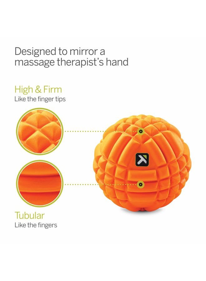 TriggerPoint GRID Ball Foam Massage Ball (5-Inch), Orange - Image 4