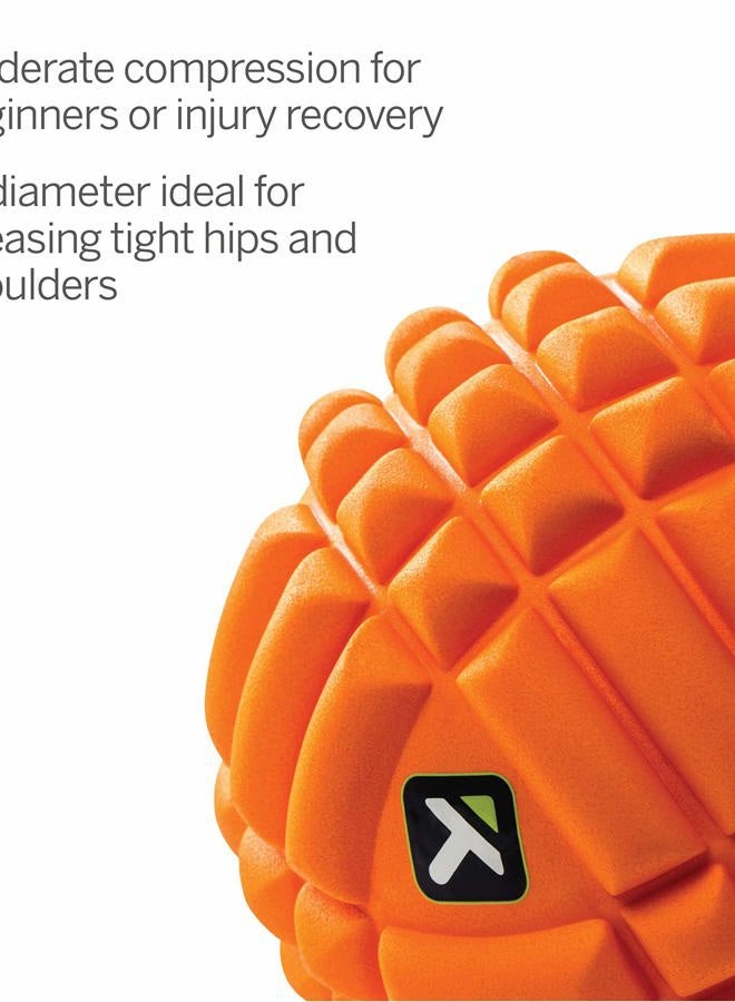 TriggerPoint GRID Ball Foam Massage Ball (5-Inch), Orange - Image 3