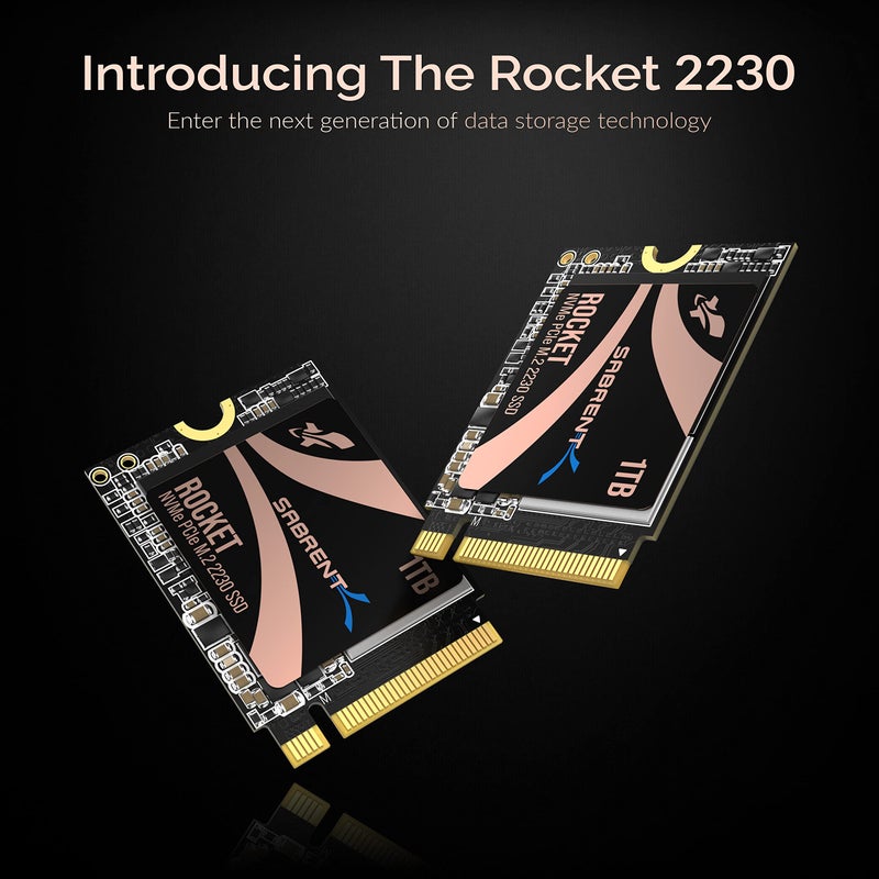 SABRENT Rocket 2230 NVMe 4.0 1TB High Performance PCIe 4.0 M.2 2230 SSD [SB-2130-1TB] - Image 2