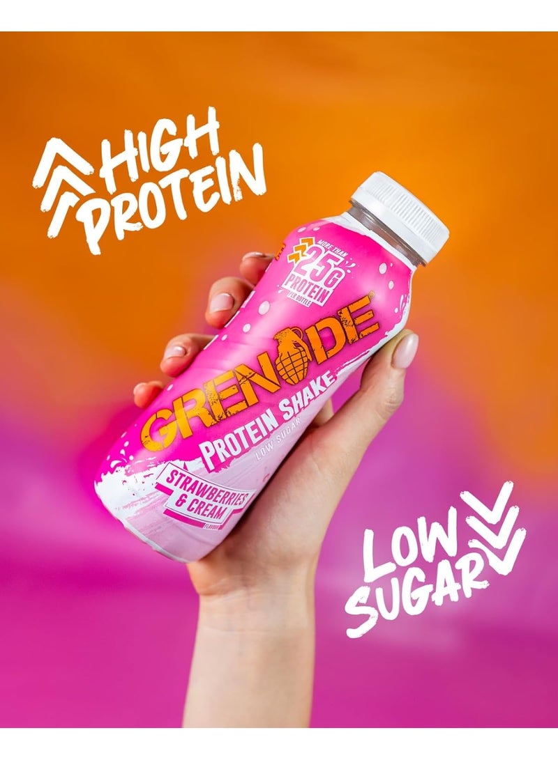 Grenade Protein Shake 330ml Strawberry And Cream Flavor - Image 5