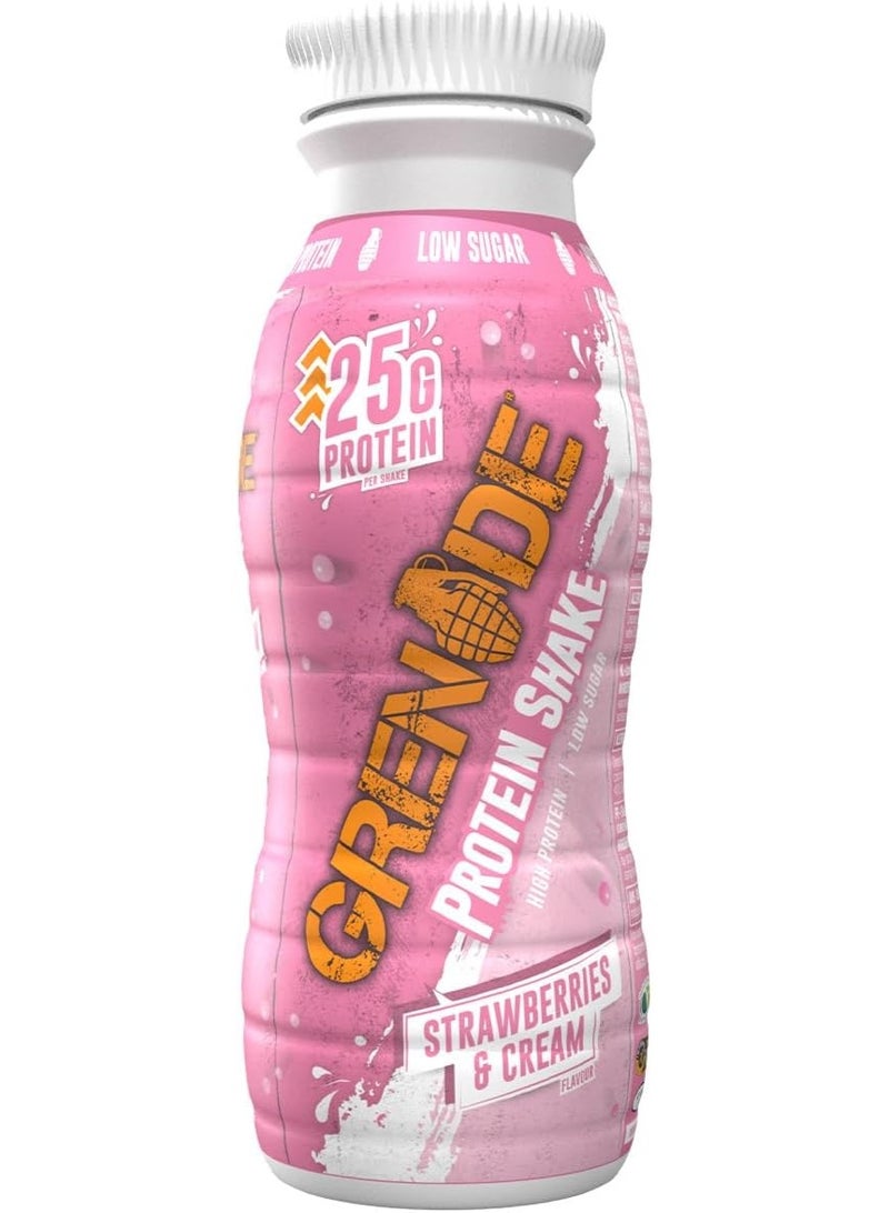 Grenade Protein Shake 330ml Strawberry And Cream Flavor - Image 1