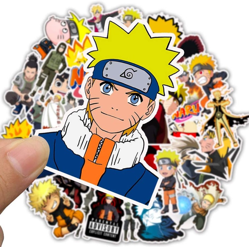 Ratgoo Naruto Stickers - 50pcs Waterproof Vinyl Stickers for Laptops, Water Bottles, and More - Image 3
