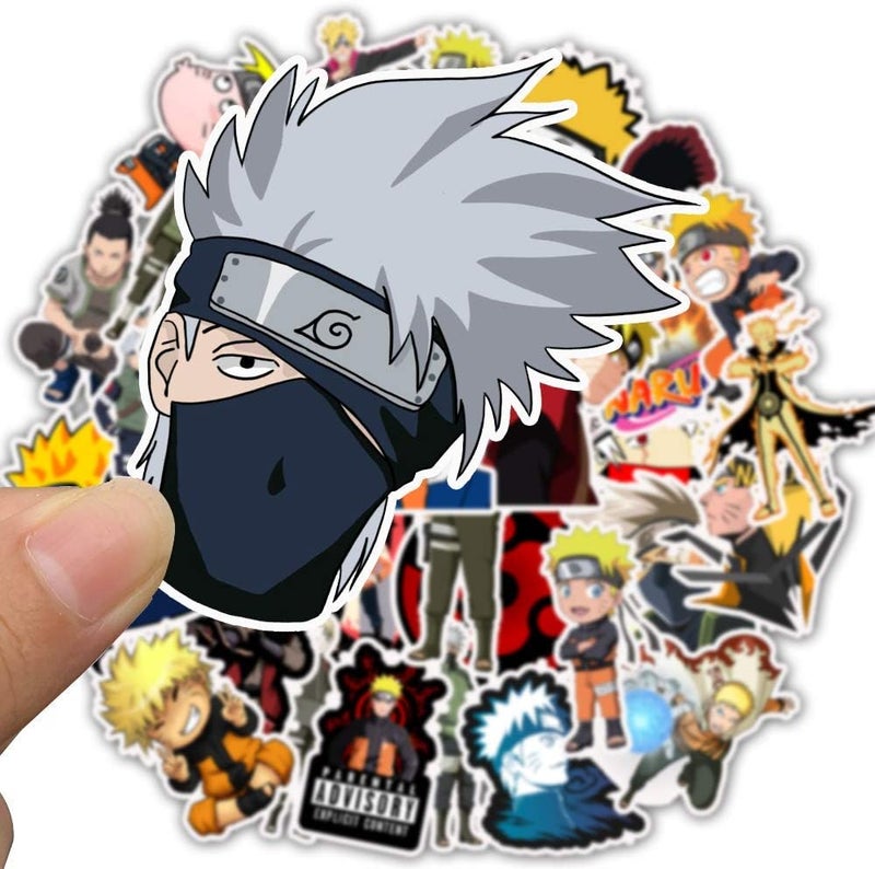 Ratgoo Naruto Stickers - 50pcs Waterproof Vinyl Stickers for Laptops, Water Bottles, and More - Image 2