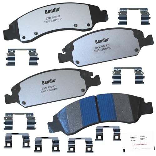 Bendix Fleet Metlok MKD1363FM Semi-Metallic Front Brake Pads for Escalade,ESV,EXT,XTS,Avalanche,Cheyenne,Express 1500,Silverado Classic,LD,Suburban,Tahoe,GMC Savana Sierra,Limited,Yukon,XL - Image 3