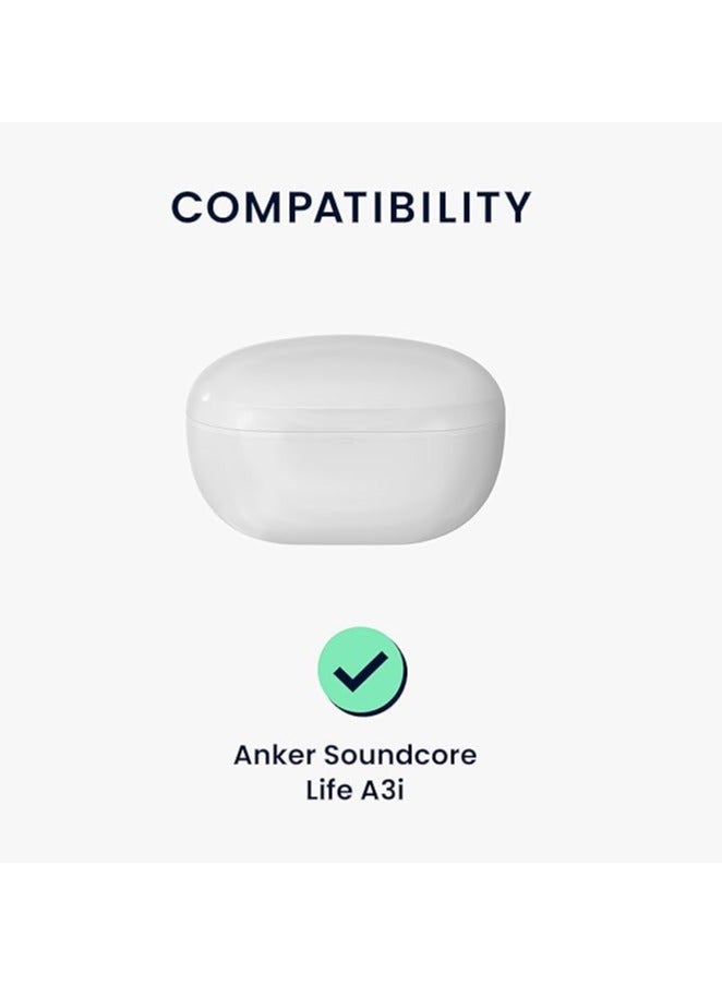 Silicone Case Compatible with Anker Soundcore Life A3i, Protective Cover with Carabiner (Emerald Green) - Image 2